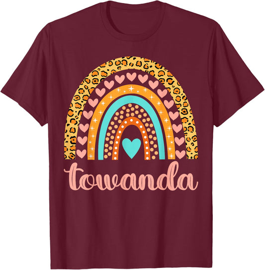 Towanda Towanda Name Birthday Shirt Gift T-Shirt - T-Shirt | Maroon
