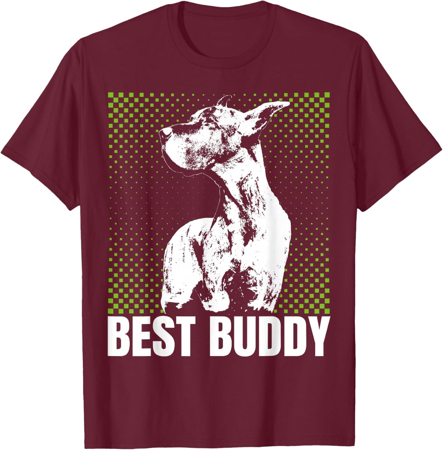 Great Dane Great Dane T-Shirt - T-Shirt | Maroon