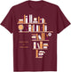 Africa Education Is Freedom Library Book T-Shirt - T-Shirt | Maroon
