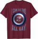 Marvel Doctor Strange Multiverse of Madness Captain Carter T-Shirt - T-Shirt | Maroon