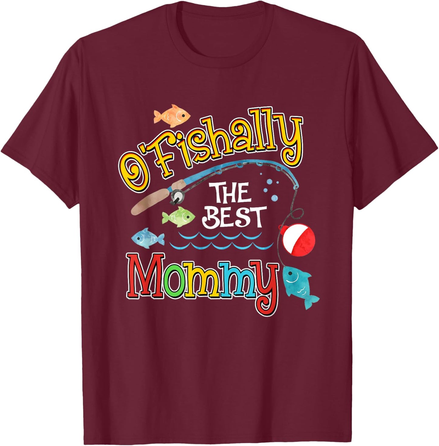 Ofishally The Best Mommy Mom of the Birthday Boy T-Shirt - T-Shirt | Maroon