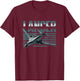 USA B1 Lancer Military Jet Bomber Airplane T-Shirt - T-Shirt | Maroon