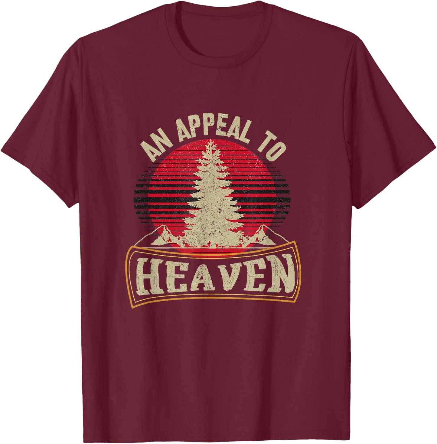 An Appeal to Heaven Pine Tree Flag American Revolution T-Shirt - T-Shirt | Maroon