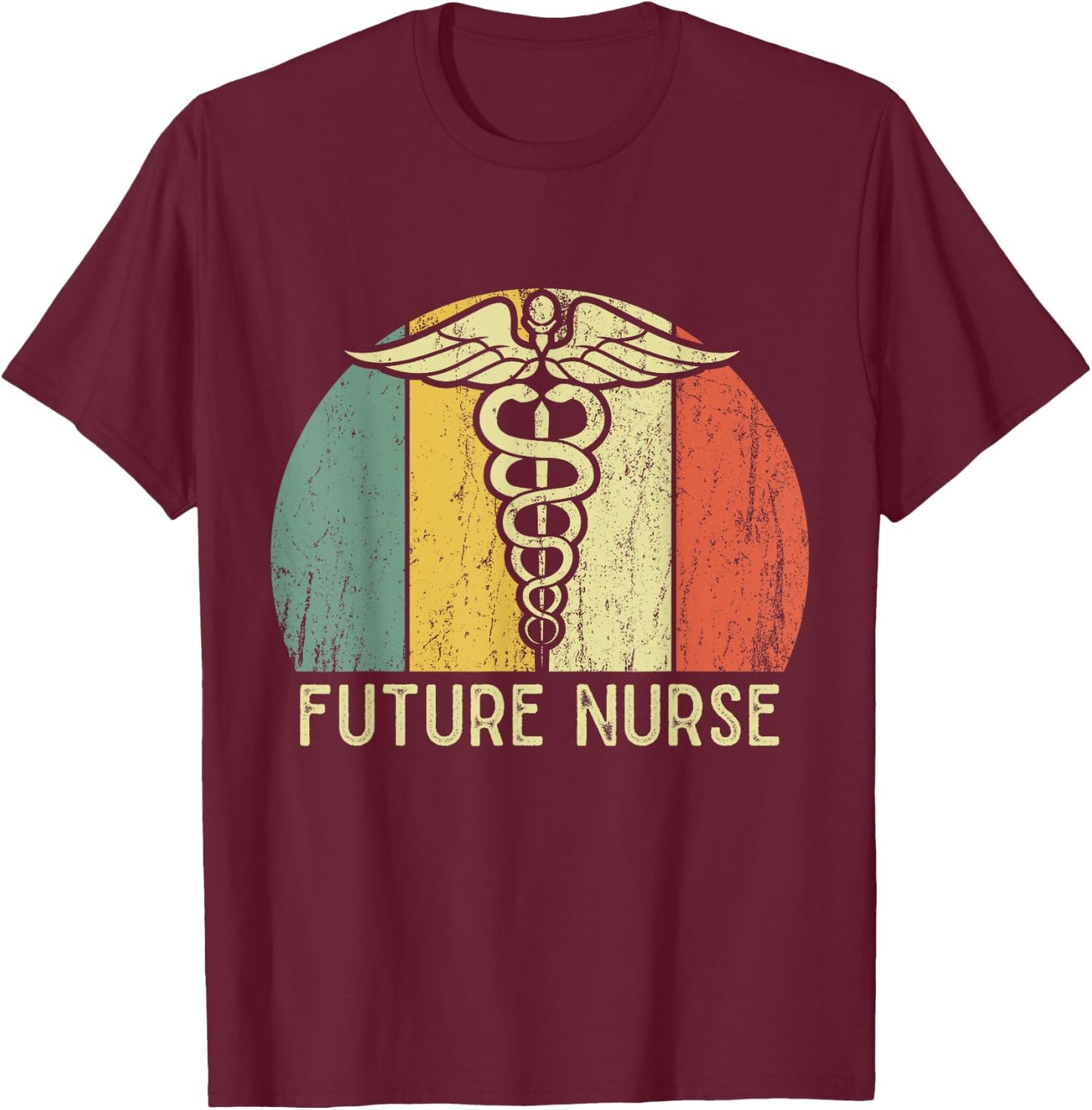 Future Nurse | Nurse T-Shirt - T-Shirt | Maroon