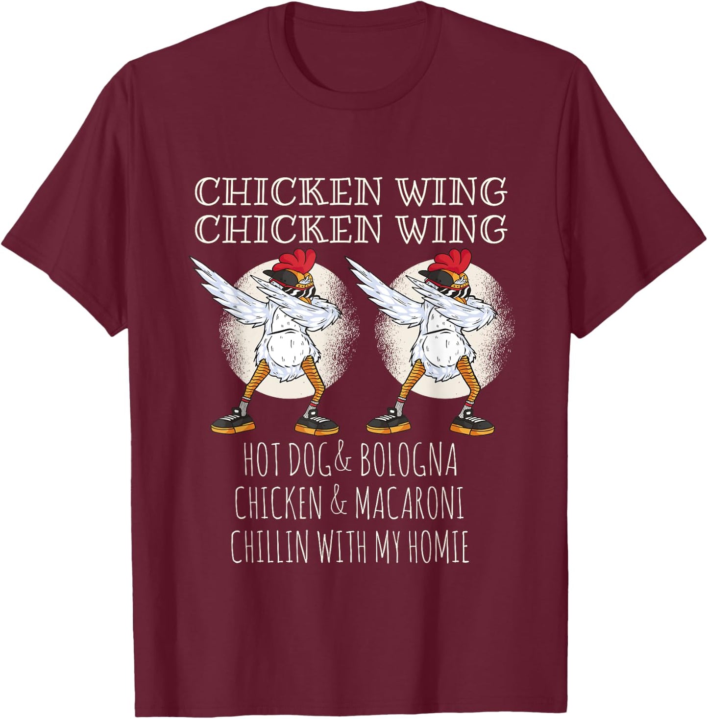 Chicken Wing Chicken Wing fun kids T-Shirt - T-Shirt | Maroon