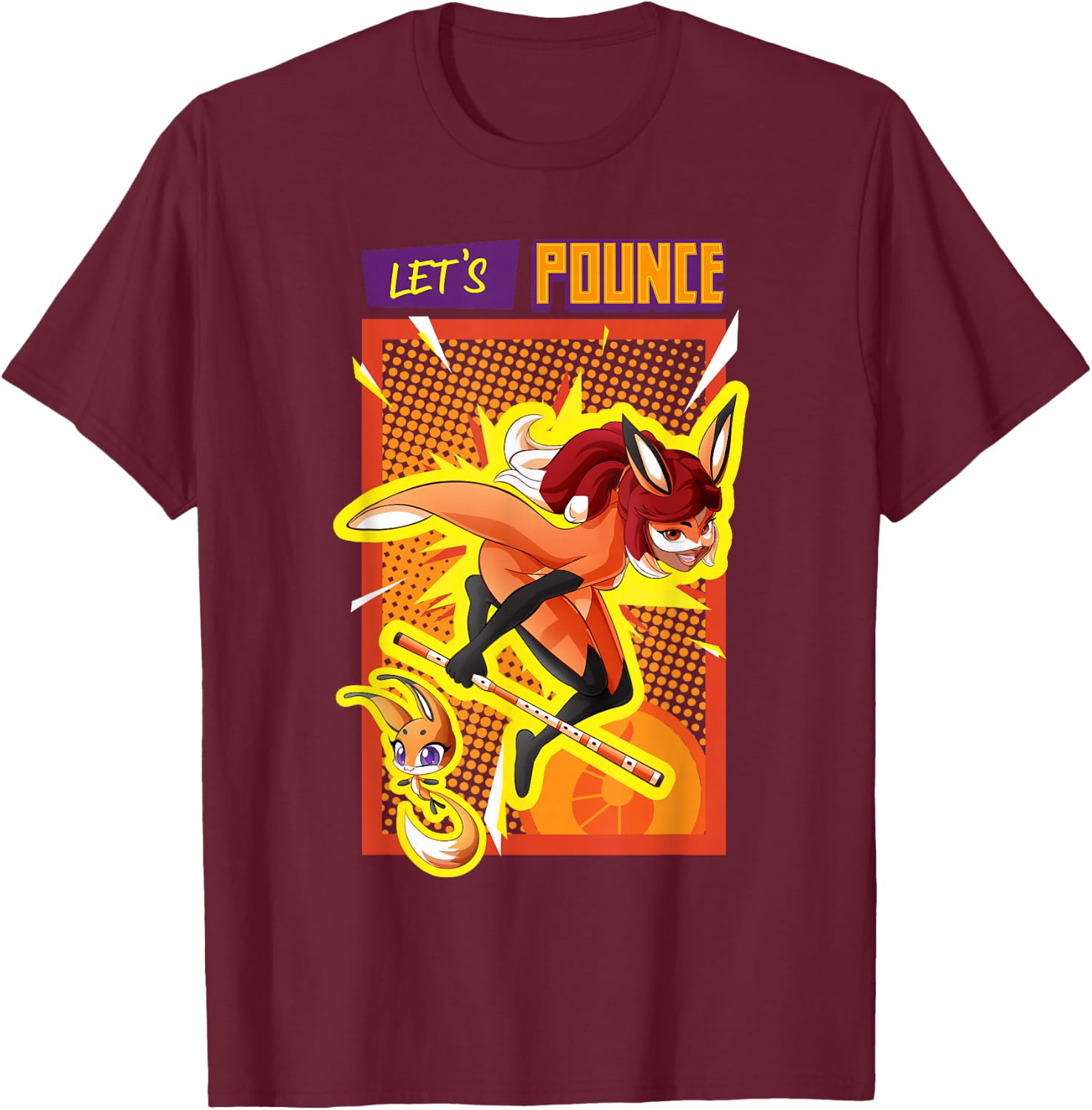 Miraculous Collection Rena Rouge Focus T-Shirt - T-Shirt | Maroon