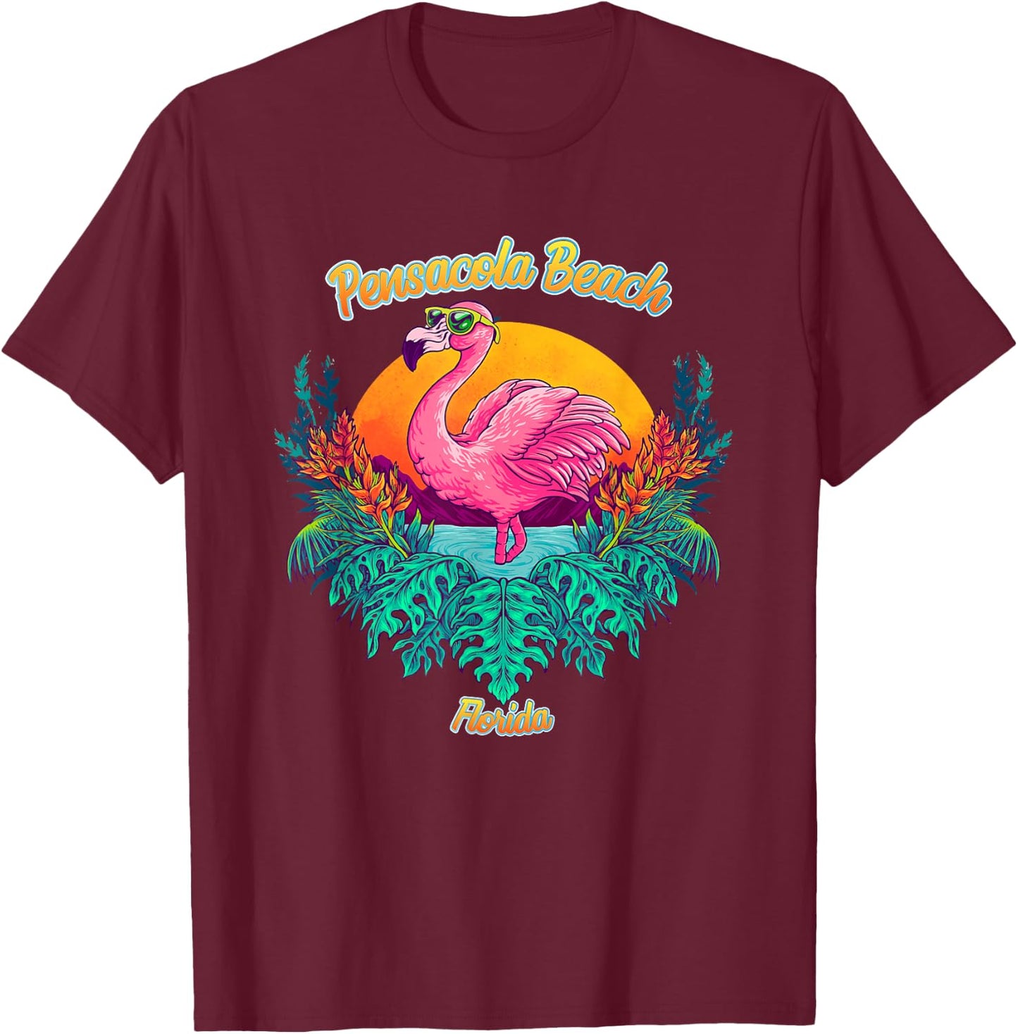 Pensacola Beach Souvenir - Florida Reminder Women Kids T-Shirt - T-Shirt | Maroon