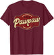 Vintage Pawpaw Like a Grandpa but Cooler - Grandpa Pawpaw T-Shirt - T-Shirt | Maroon