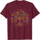 Colorful Insect Animal Butterfly Tree Beautiful Butterfly T-Shirt - T-Shirt | Maroon
