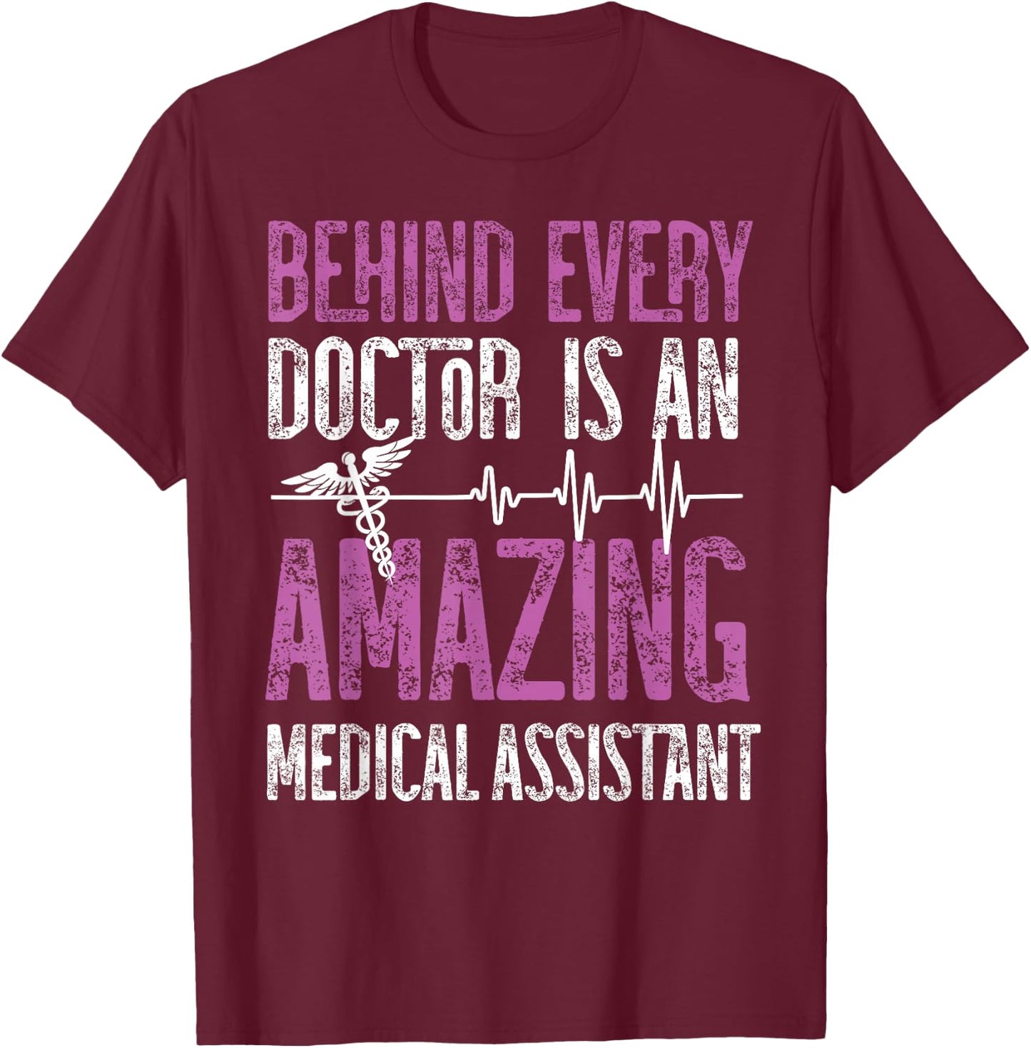 Certified Medical Assistant Doctor CMA T-Shirt - T-Shirt | Maroon