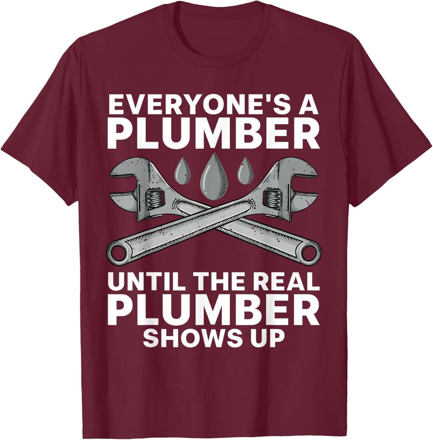 Funny Plumber Women Plumbers Pipefitter Steamfitter T-Shirt - T-Shirt | Maroon