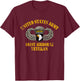 U.S Army 101st Airborne Division Veteran Gift Dad Grandpa T-Shirt - T-Shirt | Maroon