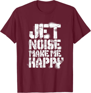 Jet Fighter Pilot Aircraft Air Force Aviation Airplane Plane T-Shirt - T-Shirt | Maroon