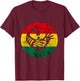 Sankofa Learn From The Past African Bird Black History T-Shirt - T-Shirt | Maroon