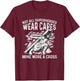 Not All Superheroes Wear Capes Mine Wore a Cross T-Shirt - T-Shirt | Maroon