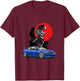 JDM RSX Car Tuning Japan Samurai Sun Drift T-Shirt - T-Shirt | Maroon