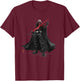 Star Wars: Visions Anime Duel Japanese Samurai Darth Vader T-Shirt - T-Shirt | Maroon
