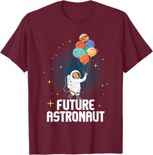 Future Astronaut - Planet Astronomer Spaceman Space T-Shirt - T-Shirt | Maroon