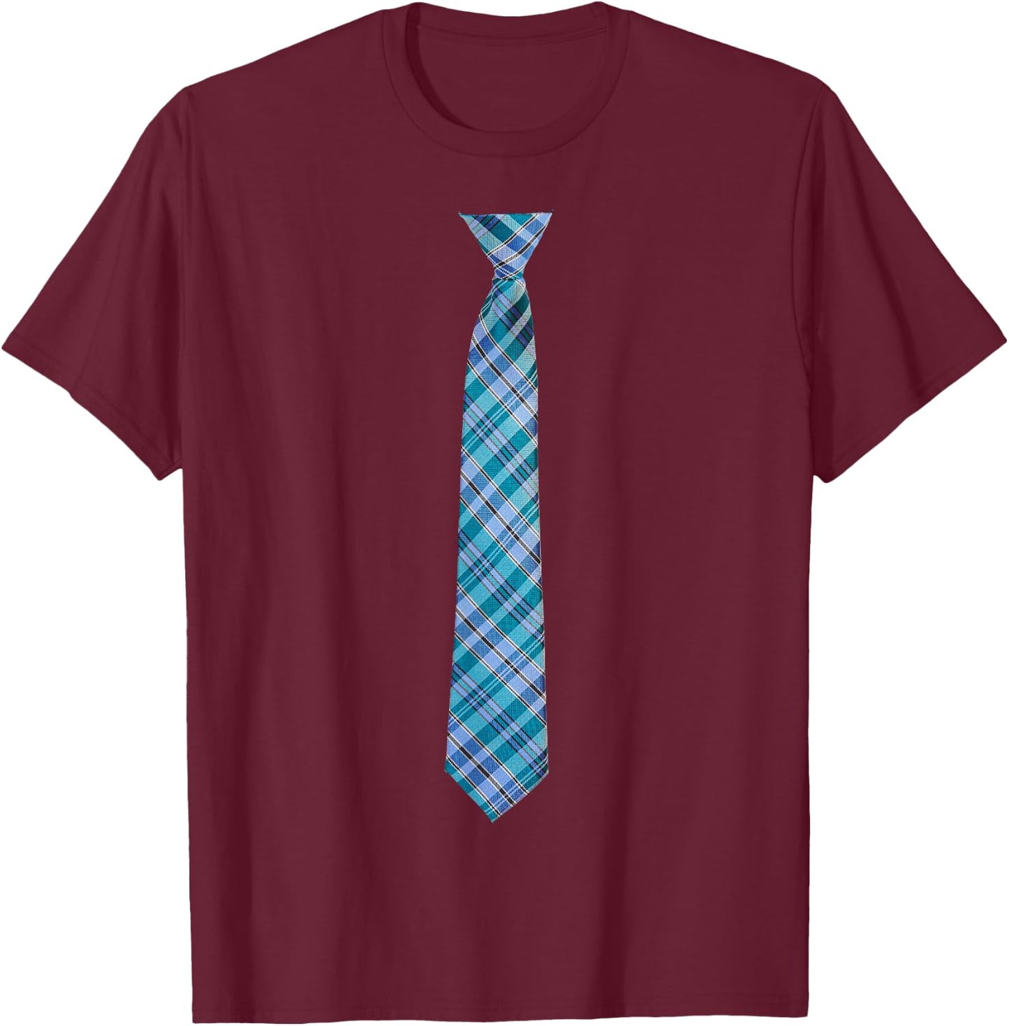 Necktie Dress for Weddings, Prom, Office, Receptions T-Shirt - T-Shirt | Maroon