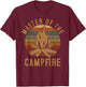 Master of the Campfire Camping Lovers Gift Camper T-Shirt - T-Shirt | Maroon