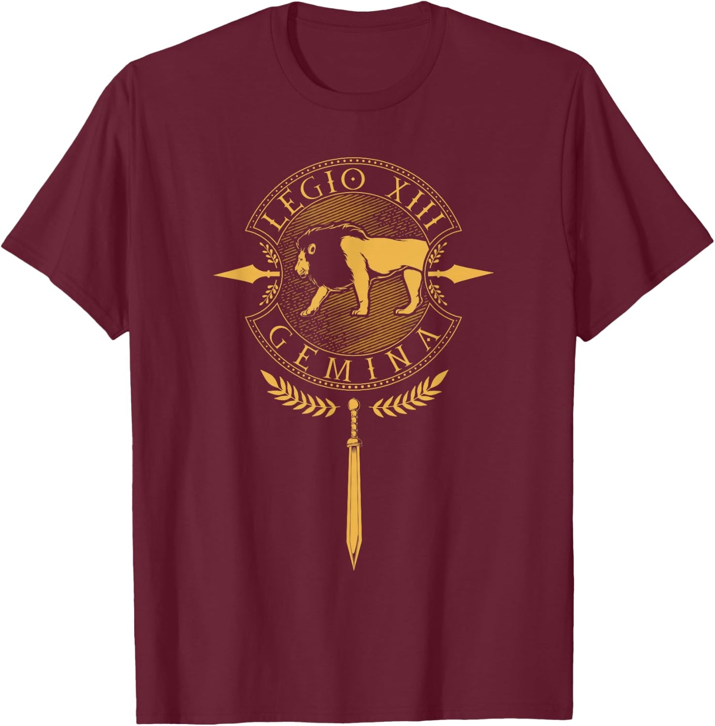 Legio XIII Gemina - Roman Legion T-Shirt - T-Shirt | Maroon