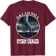 Oklahoma Storm Chaser Tornado Hurricane Rain Men Women Youth T-Shirt - T-Shirt | Maroon