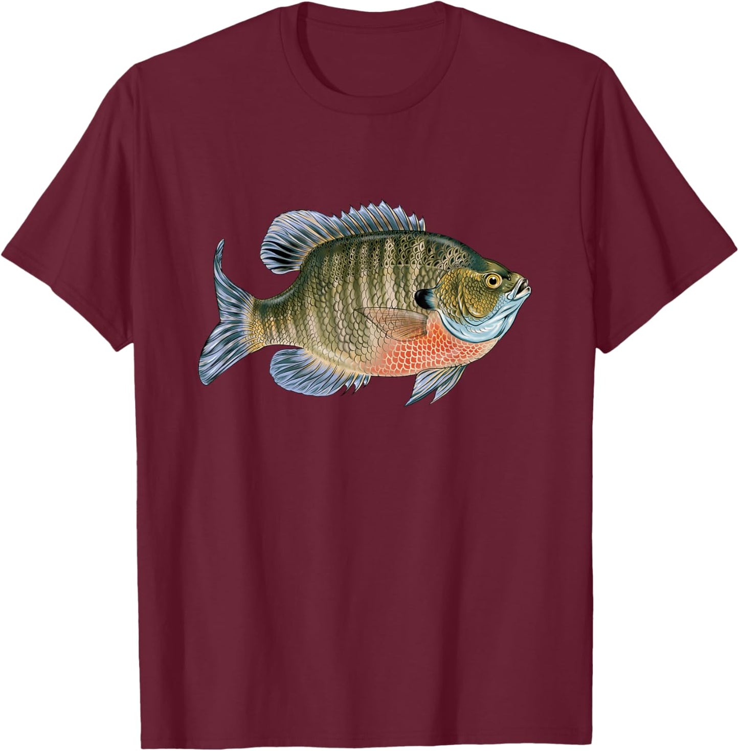 Love To Go Fishing Gift Catch Freshwater Fish Bluegill T-Shirt - T-Shirt | Maroon