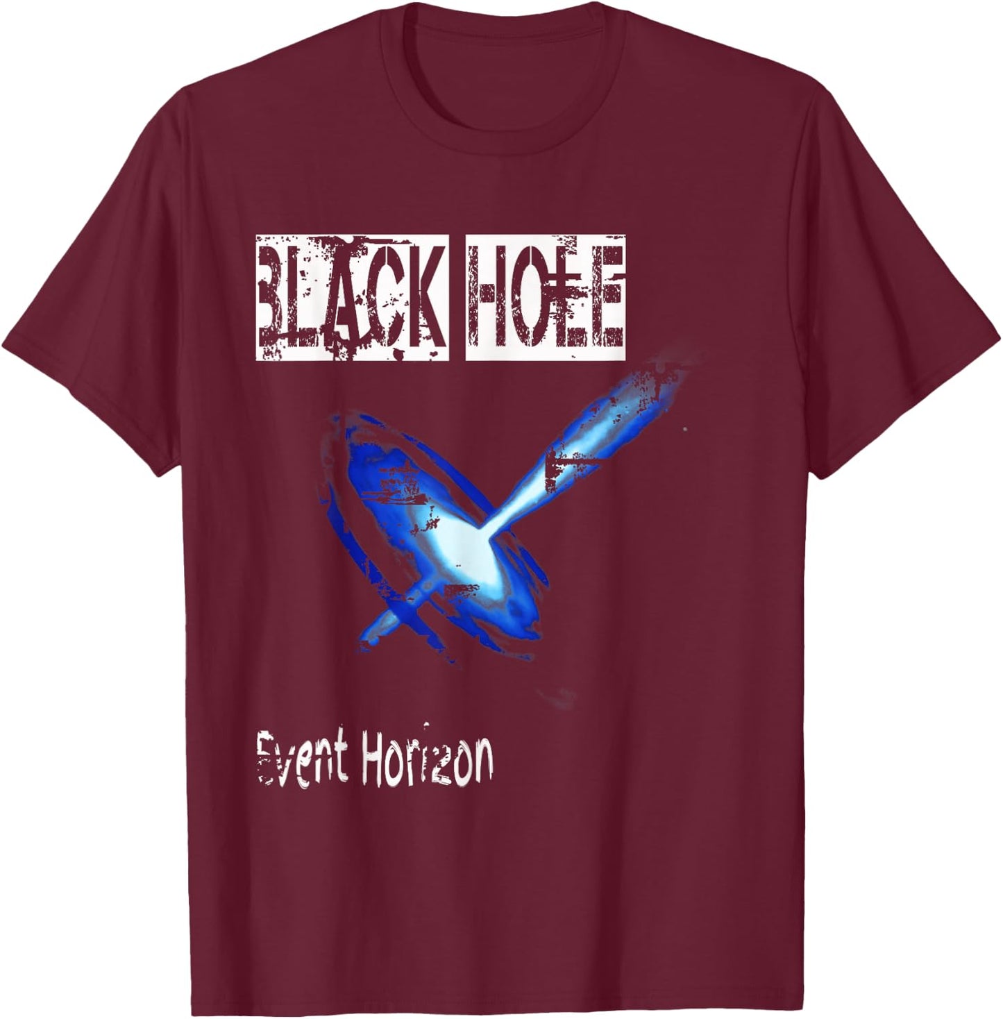Black Hole Event Horizon T Shirt T-Shirt - T-Shirt | Maroon