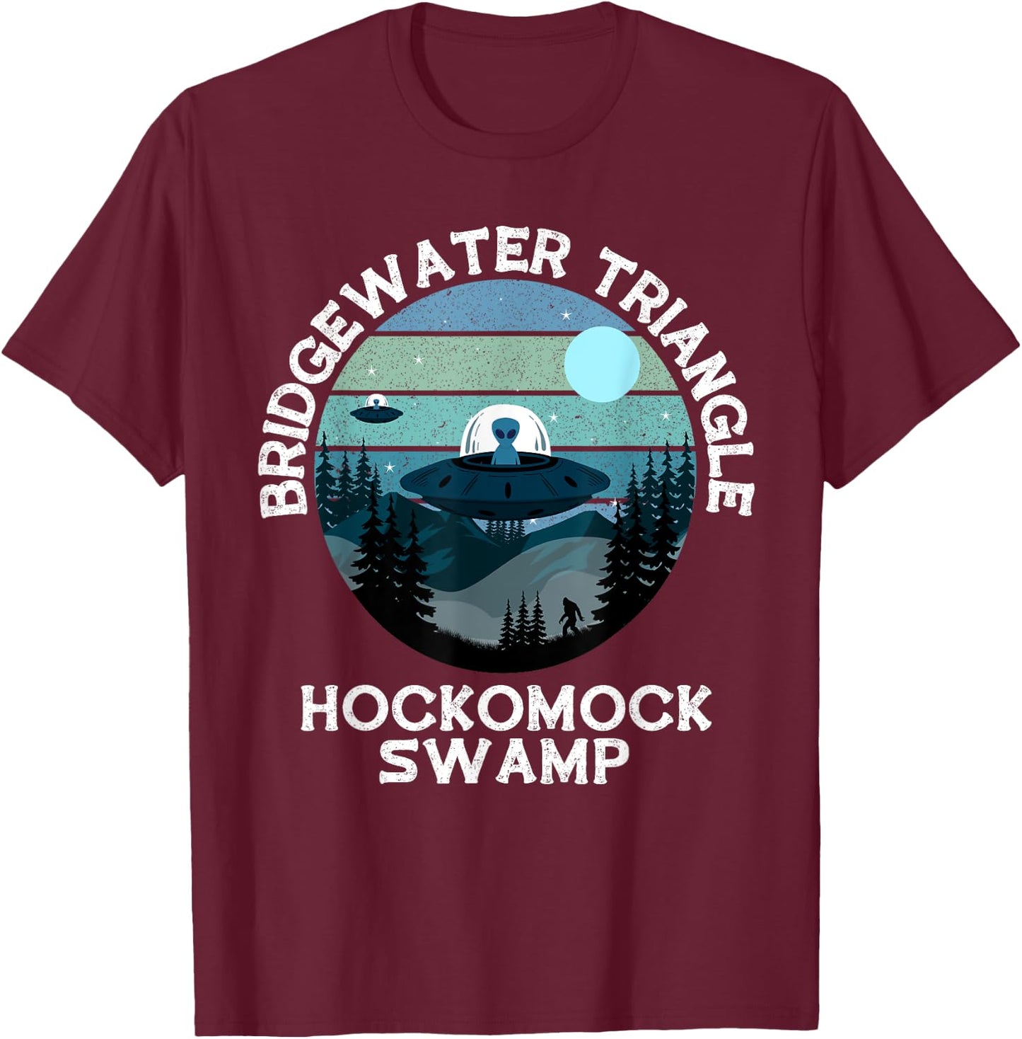Bridgewater Triangle T-Shirt - T-Shirt | Maroon