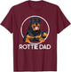 Rottie Dad Rottweiler T-Shirt - T-Shirt | Maroon