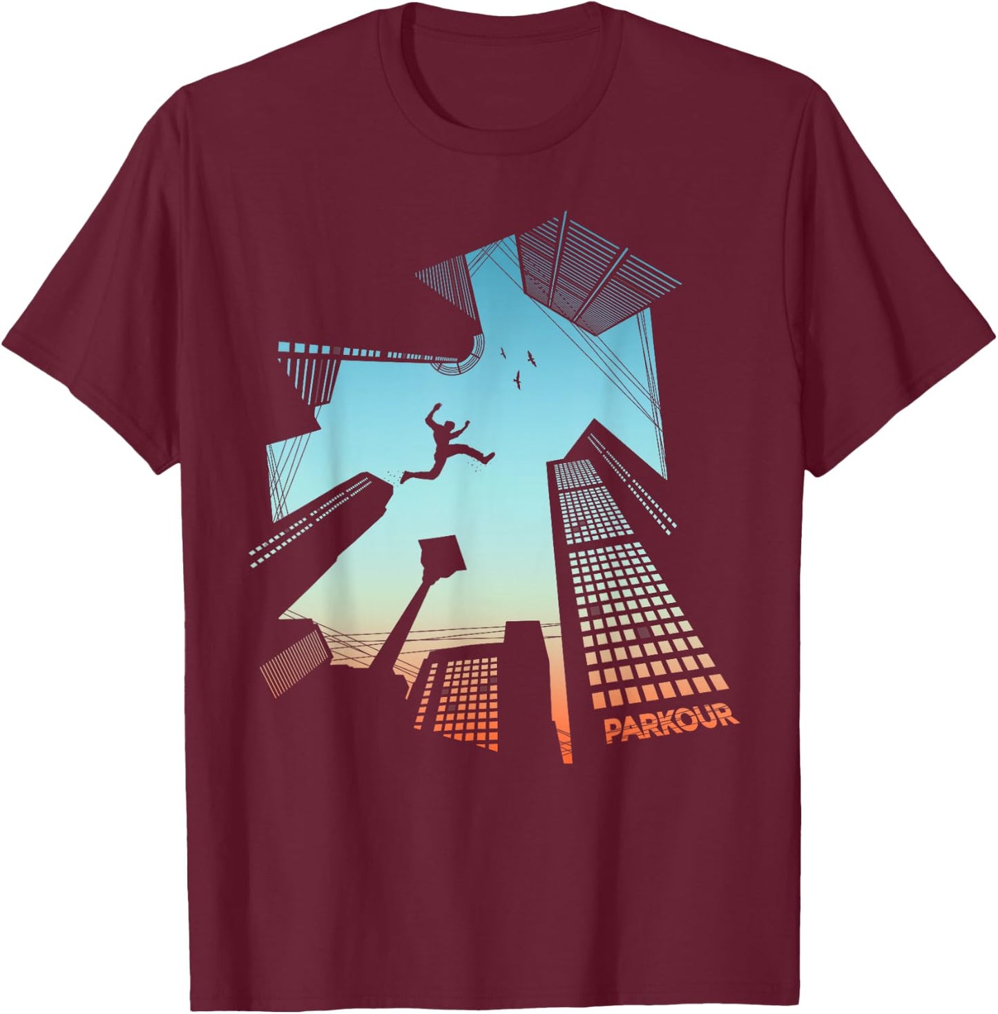 Parkour / Freerunning gift , women, kids T-Shirt - T-Shirt | Maroon