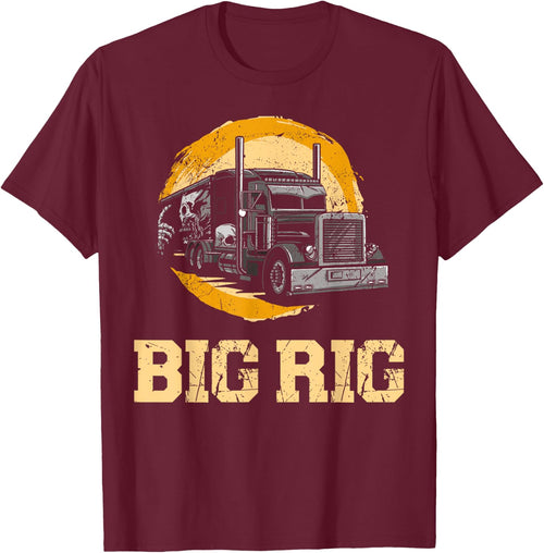 Trucker Truck Driver Vintage Big Rig