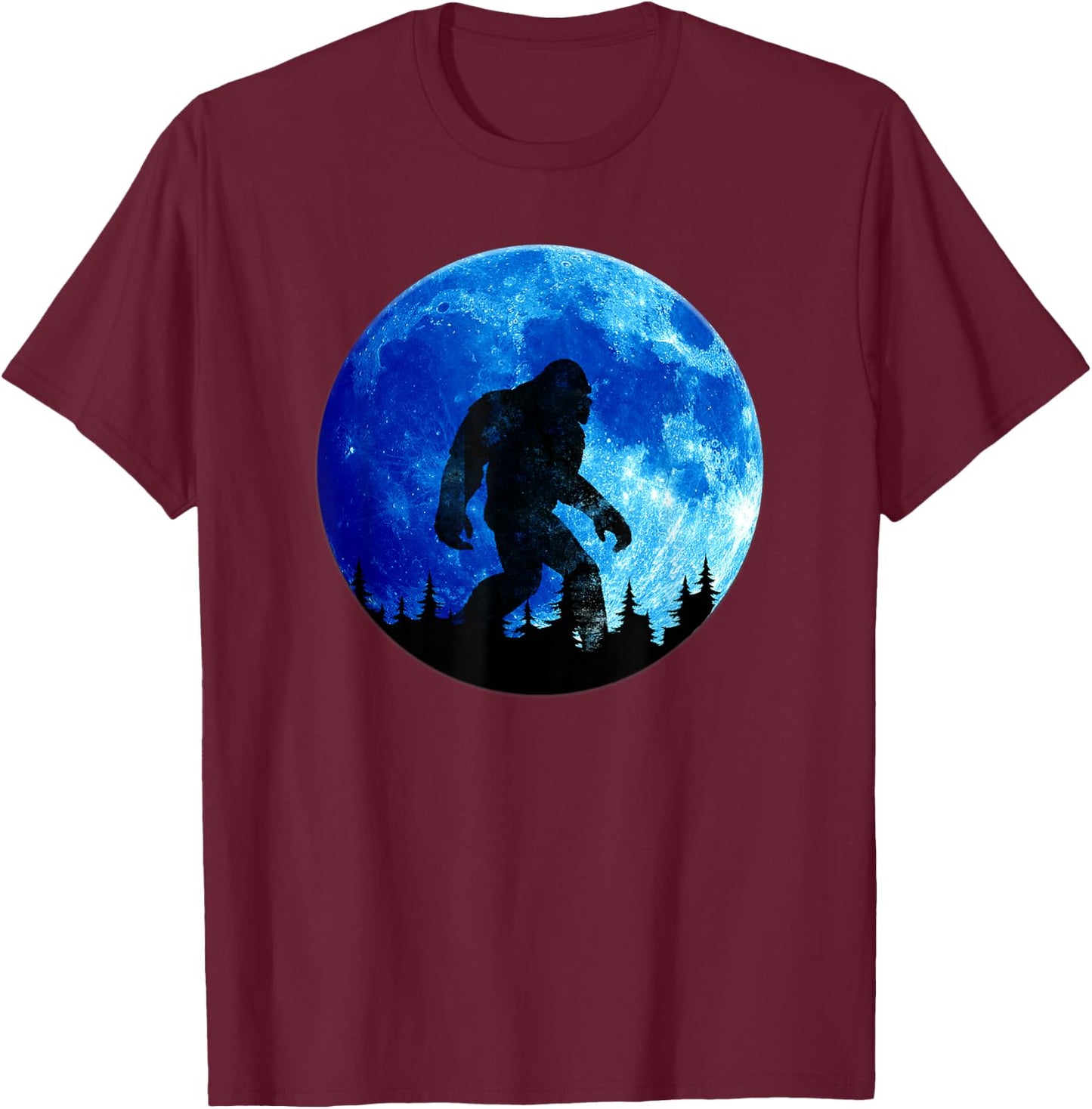 Bigfoot & Sasquatch Witnesses Apparel Bigfoot Shirts Women Kids Youth T-Shirt - T-Shirt | Maroon