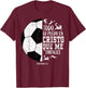 Español Spanish Christian Soccer Fútbol Filipenses 4:13 Men T-Shirt - T-Shirt | Maroon