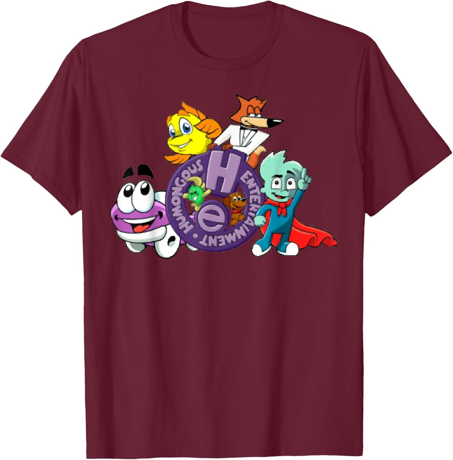 Humongous Entertainment T-Shirt - T-Shirt | Maroon