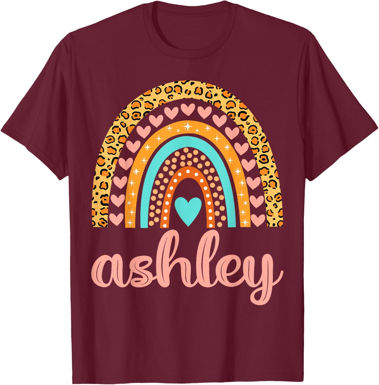 Ashley Ashley Name Birthday Shirt Gift T-Shirt - T-Shirt | Maroon