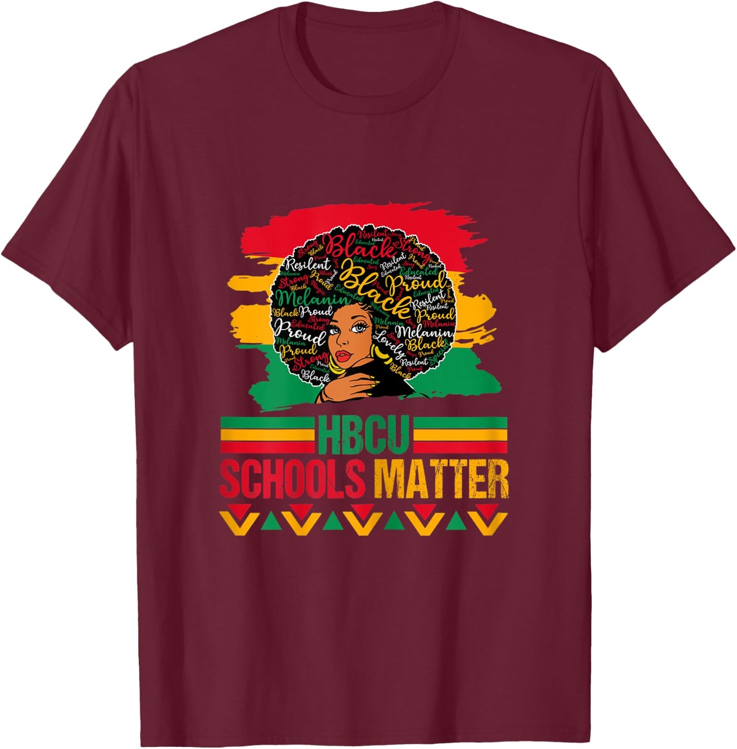 HBCU Schools Matter Historical Black College Alumni T-Shirt - T-Shirt | Maroon