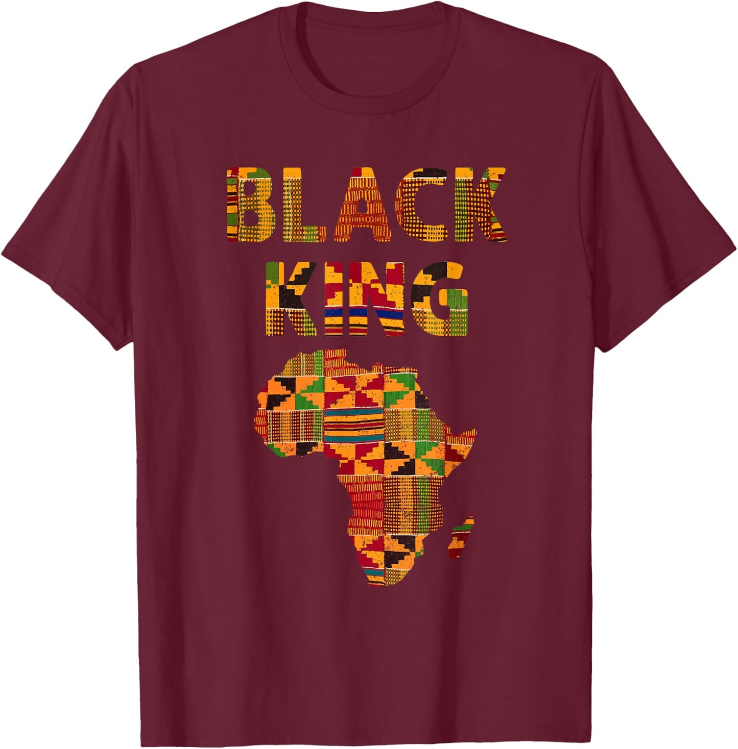 Cool Africa Continent Art Women African Map Lovers T-Shirt - T-Shirt | Maroon
