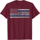 USS Ranger WWII Aircraft Carrier CV-61 US Army T-Shirt - T-Shirt | Maroon