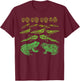 Frog Tadpole Life Cycle Biology Teacher Vintage Science T-Shirt - T-Shirt | Maroon