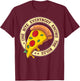 Funny 1 Pizza Everybody Knows The Rules Food Lover T-Shirt - T-Shirt | Maroon