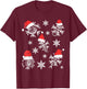 Funny Car Enthusiast Auto Mechanic Car Parts Ugly Christmas T-Shirt - T-Shirt | Maroon