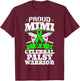 Proud Mimi Of A Cerebral Palsy Warrior CP Awareness Grandma T-Shirt - T-Shirt | Maroon
