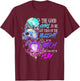 The Good Girl In Me Got Tired Of The Bullshit SKull Rose T-Shirt - T-Shirt | Maroon