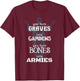 Christian Halloween Graves to Gardens Breathe in Dead Bones T-Shirt - T-Shirt | Maroon