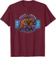 Japanese Neon Sign 80's Retro Tiger Chinese Asian Inspired T-Shirt - T-Shirt | Maroon