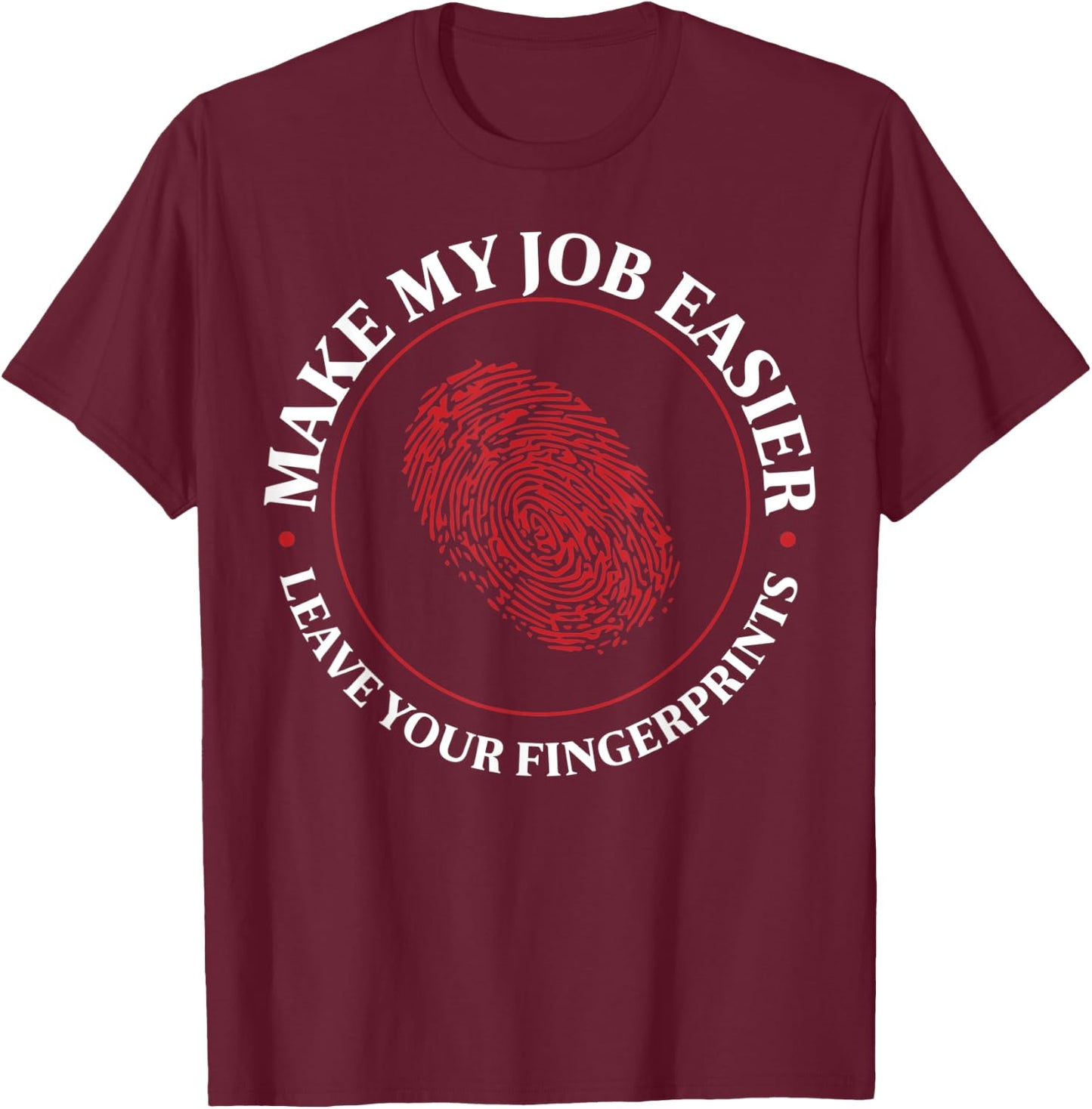 Forensic Scientist - Forensic Science Costume T-Shirt - T-Shirt | Maroon