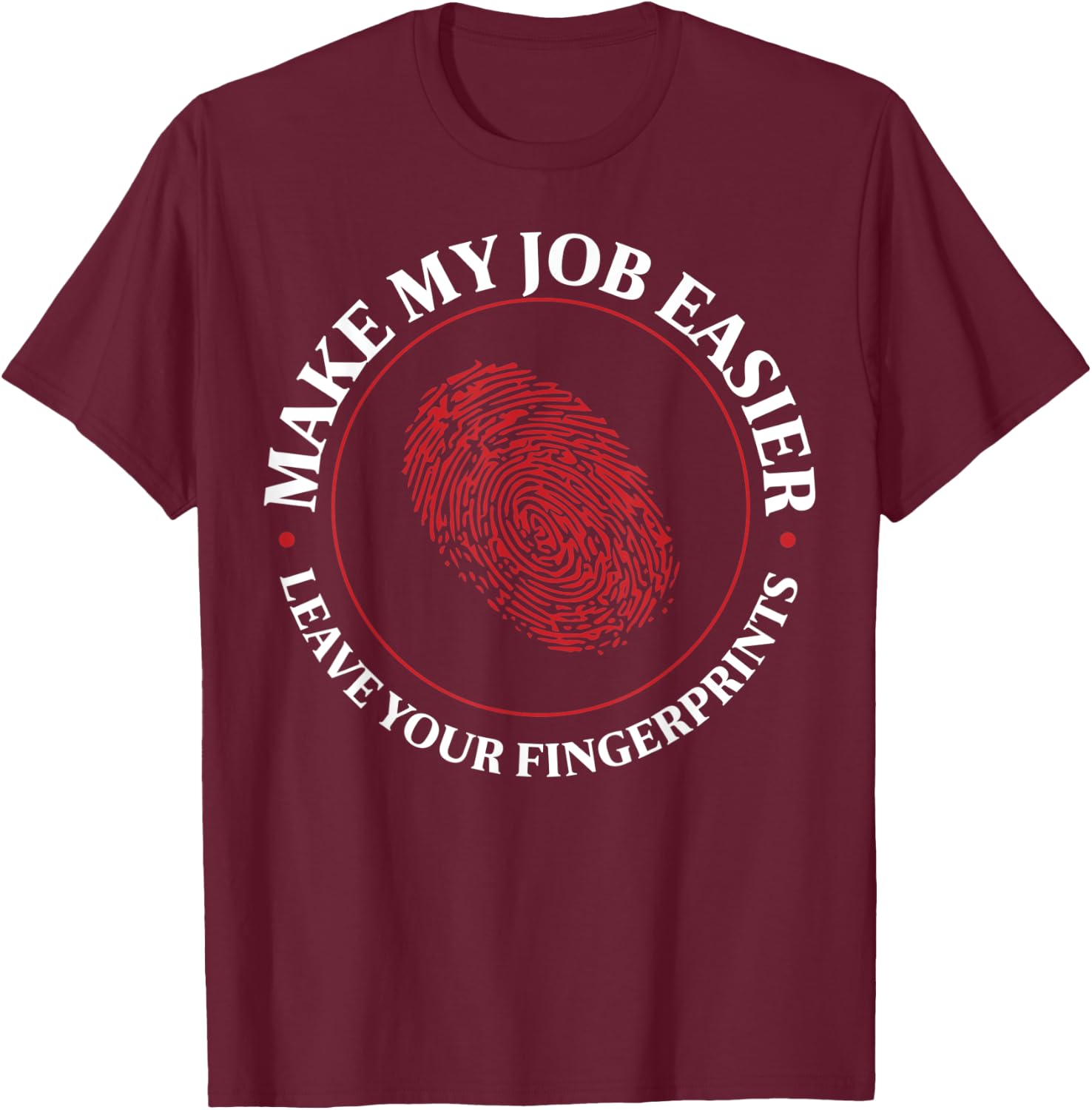 Forensic Scientist - Forensic Science Costume T-Shirt - T-Shirt | Maroon