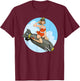 Pin Up Girl Bomber Aviation Bomb Pinup Girl T-Shirt - T-Shirt | Maroon
