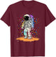 Funny Astronaut Polka Dots Lover Happy Dot Day Girl Boy Kid T-Shirt - T-Shirt | Maroon